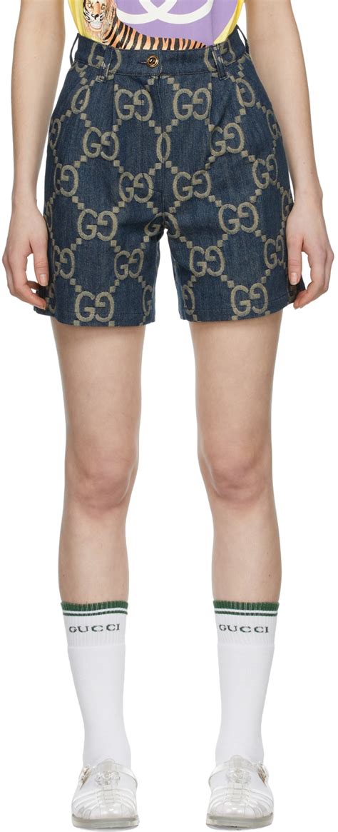 gucci short pants|Gucci denim shorts.